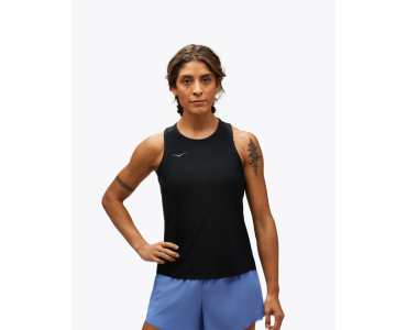 HOKA W AIROLITE RUN TANK 1151082-BLK BLACK
