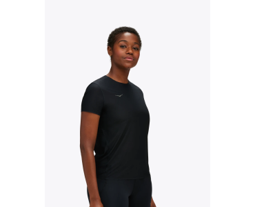 HOKA W AIROLITE RUN SHORT SLEEVE 1151084-BLK BLACK