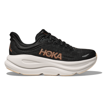 HOKA ONE ONE W BONDI 9 1162012-BRGL BLACK / ROSE GOLD
