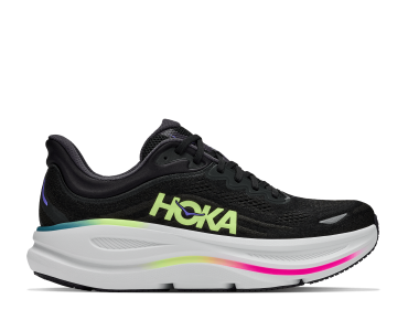 HOKA ONE ONE M BONDI 9 1162011-BNNY BLACK / NEON YUZU