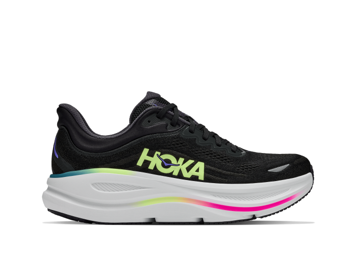HOKA ONE ONE M BONDI 9 1162011-BNNY BLACK / NEON YUZU