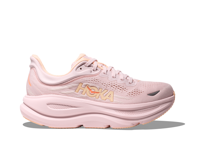 HOKA ONE ONE W BONDI 9 1162012-LRMT LILAC CREAM / TANGERINE GLOW