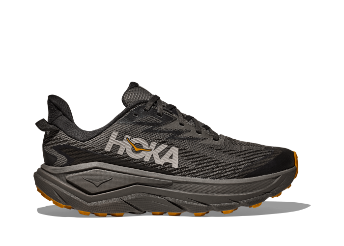 HOKA ONE ONE M CHALLENGER 8 GTX 1171958-AYV ASPHALT GREY / VARSITY YELLOW