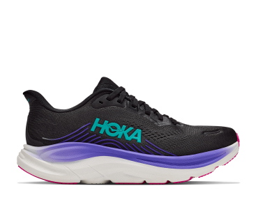 HOKA ONE ONE W CLIFTON 11 1176573-BNNN BLACK / NEON NEBULA