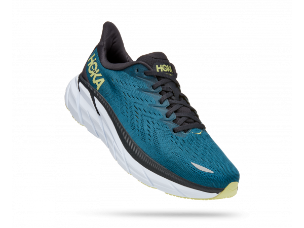 HOKA one one Clifton 8 wide 1121374-BCBT BLUE CORAL / BUTTERFLY