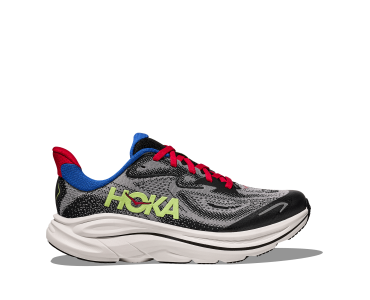 HOKA one one Y Clifton 10 Big Kids 1168860-FRYB FOGGY GREY / BLACK