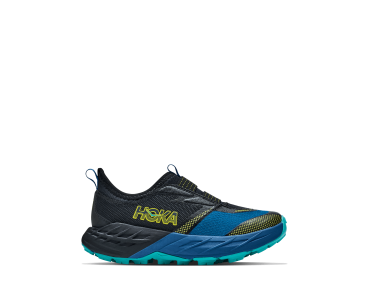 HOKA one one K SPEEDGOAT 7 LITTLE KIDS 1176636-BHTG BLACK / NIGHT GLOW BLUE
