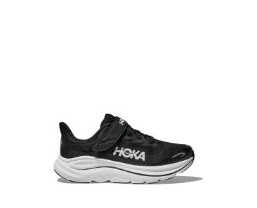 HOKA one one K Clifton 10 Little Kids 1168873-BWHT BLACK / WHITE