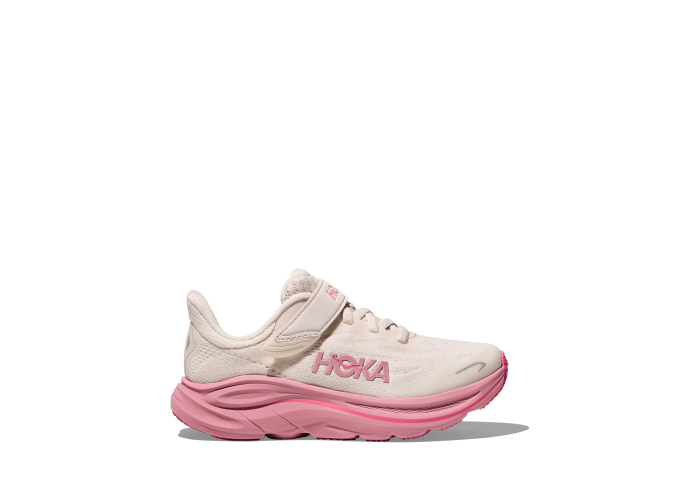 HOKA one one K Clifton 10 Little Kids 1168873-RMD ROSE CREAM / DRIED ROSE