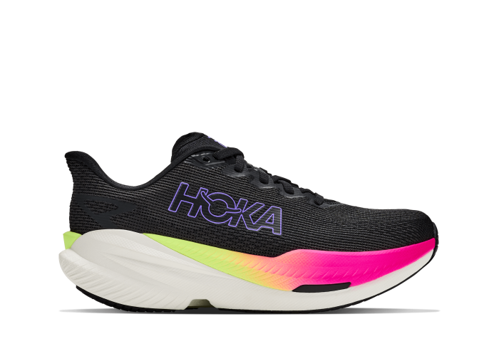 HOKA ONE ONE W MACH X 3 1168721-BNNN BLACK / NEON NEBULA