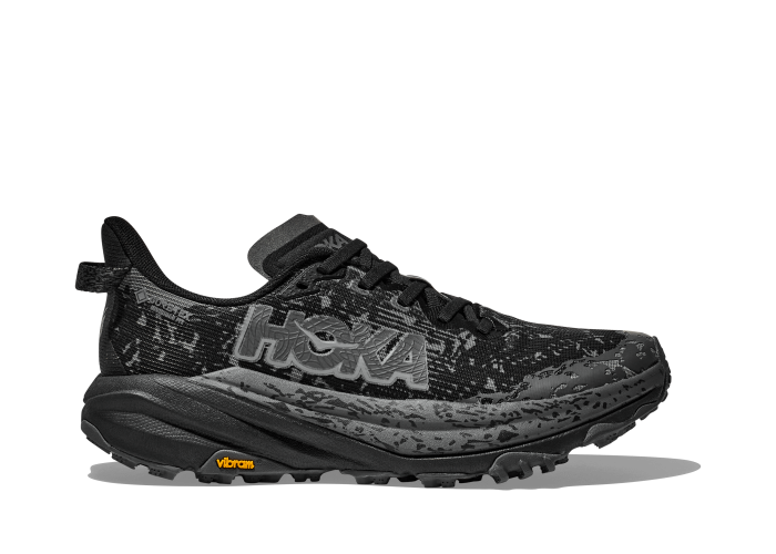HOKA ONE ONE W SPEEDGOAT 6 GTX WIDE 1155771-BCKT BLACK / OUTER ORBIT