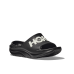 HOKA One One U ORA ATHLETIC SLIDE 1155154-BWHT BLACK / WHITE