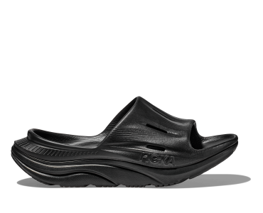 HOKA One One U ORA RECOVERY SLIDE 3 1135061-BBLC BLACK / BLACK