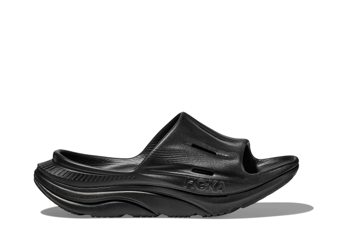 HOKA One One U ORA RECOVERY SLIDE 3 1135061-BBLC BLACK / BLACK