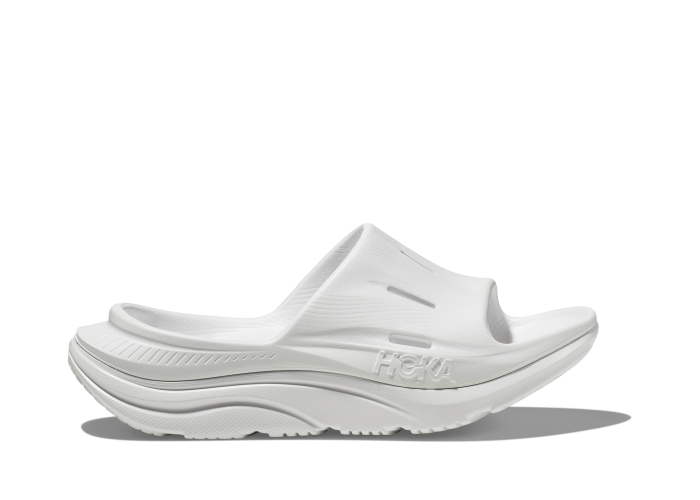 HOKA One One U ORA RECOVERY SLIDE 3 1135061-WWH WHITE / WHITE