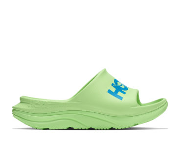 HOKA One One U ORA ATHLETIC SLIDE 1155154-TSK TART APPLE / SKYWARD BLUE