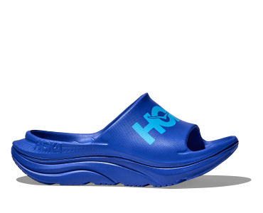 HOKA One One U ORA ATHLETIC SLIDE 1155154-USK ULTRAMARINE / SKYWARD BLUE