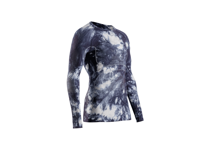 X-Bionic U ACCUMULATOR WILD SHIRT LS TIEDYE X BLACK / X WHITE