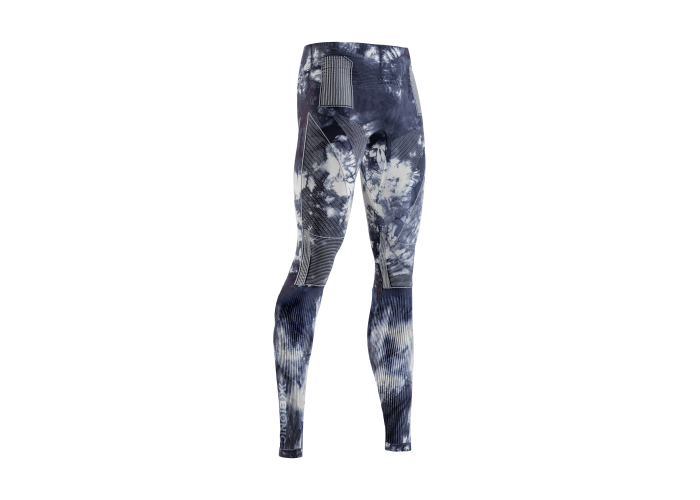 X-Bionic U ACCUMULATOR WILD PANTS TIEDYE X BLACK / X WHITE