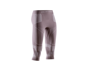 X-BIONIC W ENERGY ACCUMULATOR LIGHT PANTS 3/4 DUSTY LAVENDER / ARCTIC WHITE