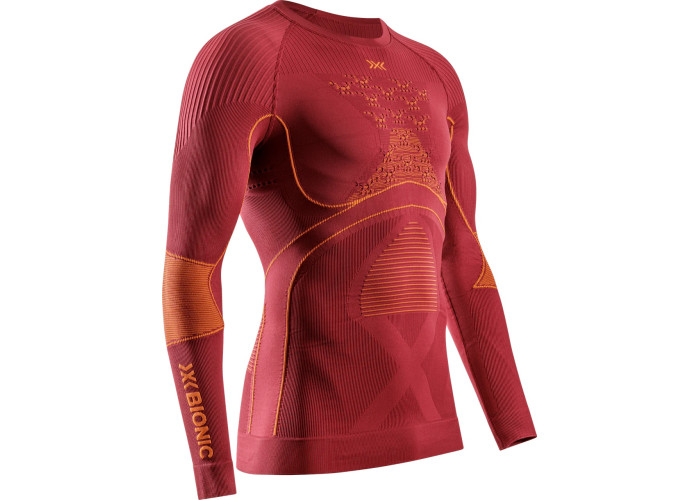 X-Bionic M Energy Accumulator 4.0 SHIRT LS DUNE RED / ORANGE