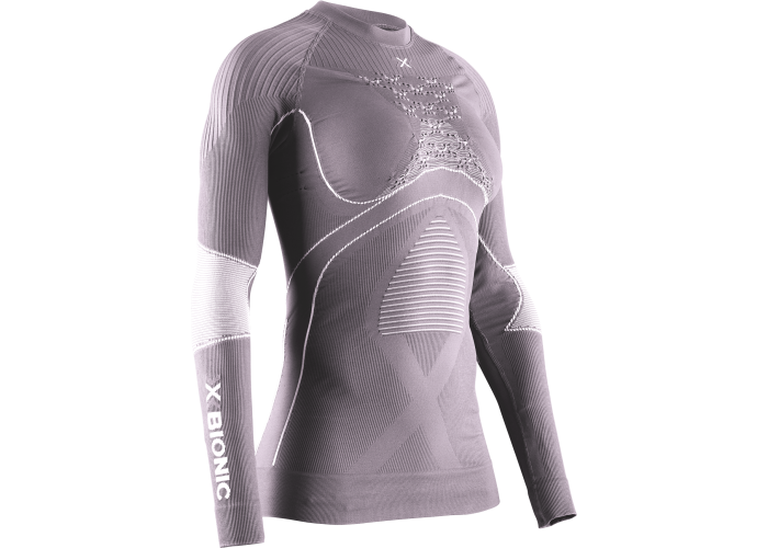 X-Bionic W Energy Accumulator 4.0 SHIRT LS DUSTY LAVENDER / ARCTIC WHITE