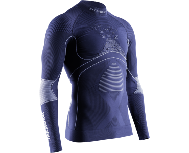 X-BIONIC M ENERGY ACCUMULATOR 4.0 Turtle Neck MARINE/OPTICAL WHITE