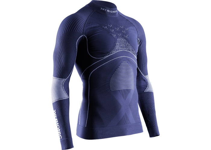 X-BIONIC M ENERGY ACCUMULATOR 4.0 Turtle Neck MARINE/OPTICAL WHITE