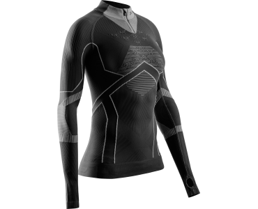 X-BIONIC W ENERGY ACCUMULATOR LIGHT 1/2 ZIP EA-WTA8W24W-B121 BLACK