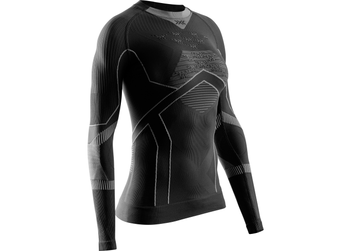 X-BIONIC W ENERGY ACCUMULATOR LIGHT SHIRT LS X BLACK / LIGHT GREY