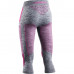 X-BIONIC® ENERGY ACCUMULATOR 4.0 Melange Pants 3/4 Women Grey Melange / Pink