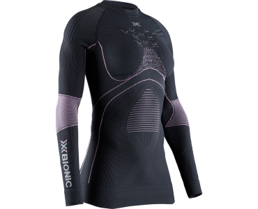 X-Bionic W Energy Accumulator 4.0 SHIRT LS CHARCOAL / MAGNOLIA