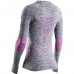 X-BIONIC® ENERGY ACCUMULATOR 4.0 Melange Shirt Round Neck LG SL Women Grey Melange / Pink